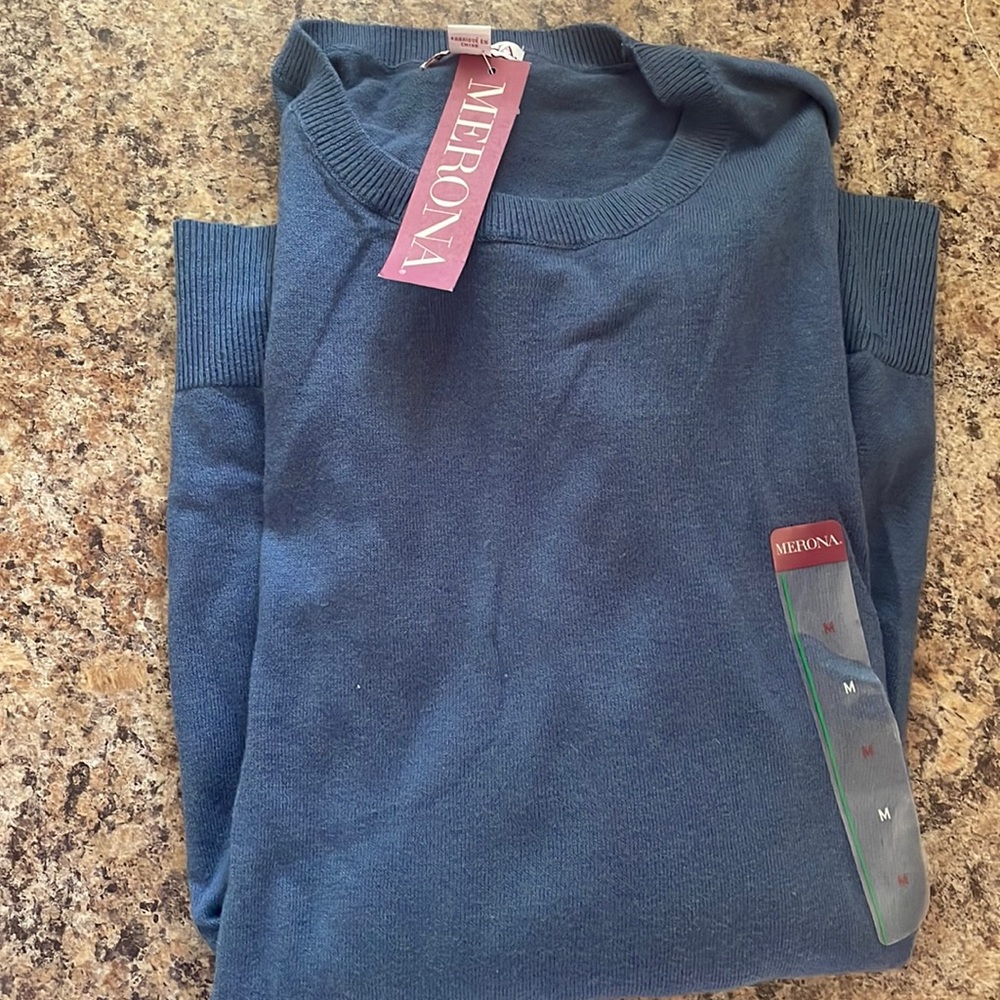Merona Mens blue sweater. Size medium
